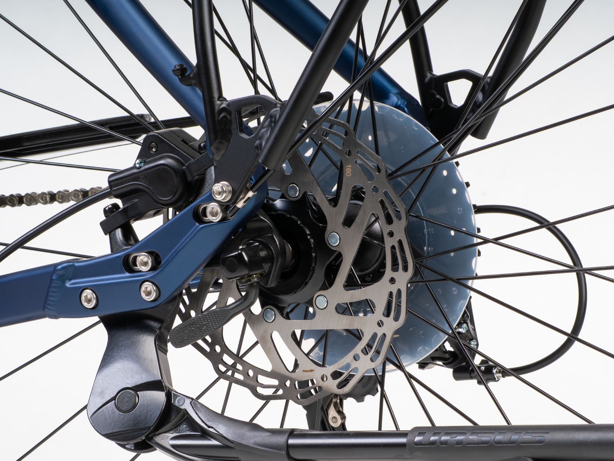 Bicicletă electrică 28 E-Sense Uni Gen2 M albastru deschis albastru închis - 13