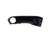 BlkTec M6 31.8/130 carbon integrated cable black clamp