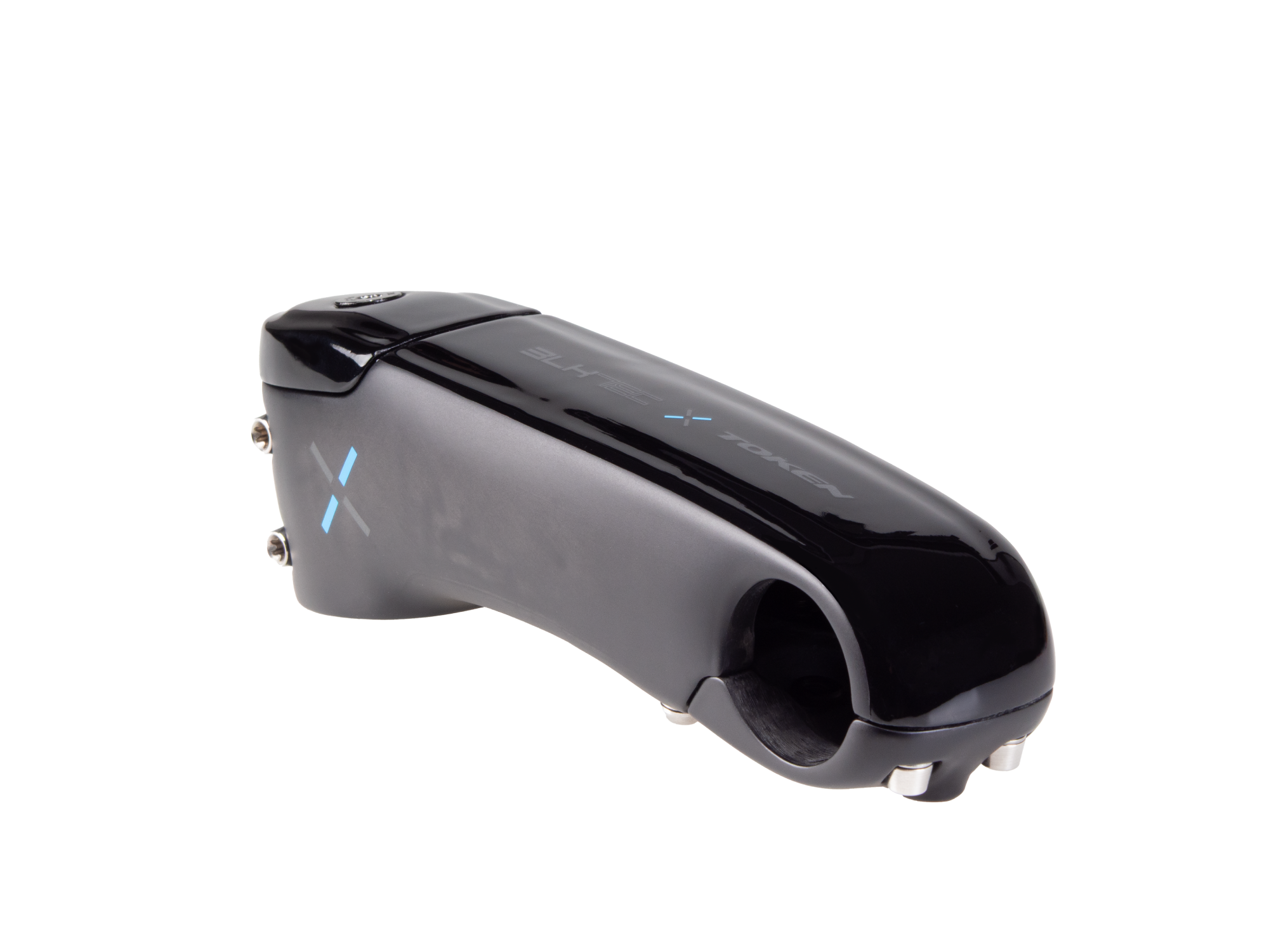 BlkTec M6 31.8/130 carbon integrated cable black clamp