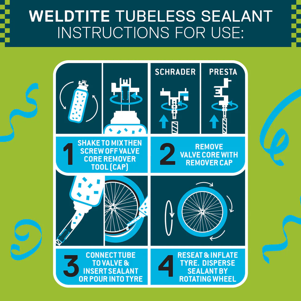 Латекс за гуми Weldtite Tubeless Sealant 240 ml