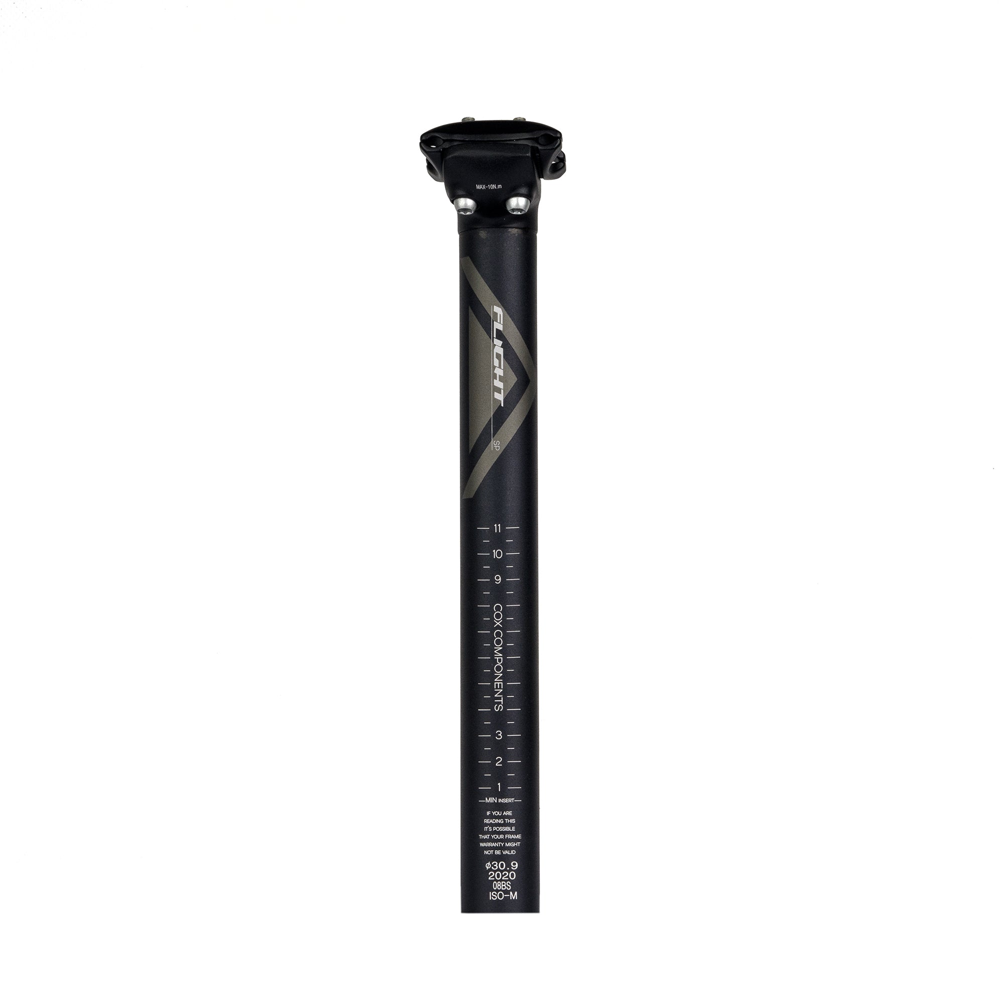 COX Flight 3E 350mm black seatpost clamp - 2