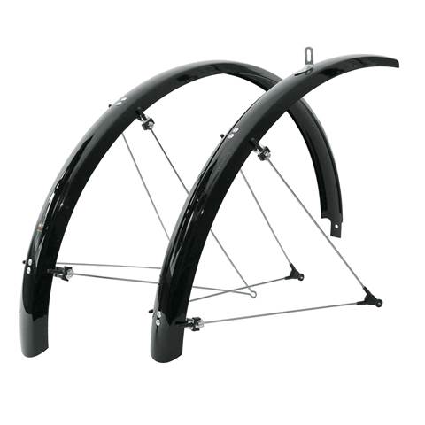 Mudguards Tubus 28" VLM010 48mm black with fender extension