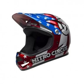 Helmet Bell Sanction red/sil/blue NitroCircus XS